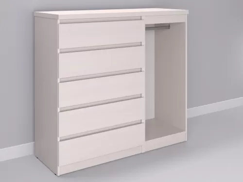 Биг МиксМод-39 — шкаф-комод, дуб молочный, 130 см