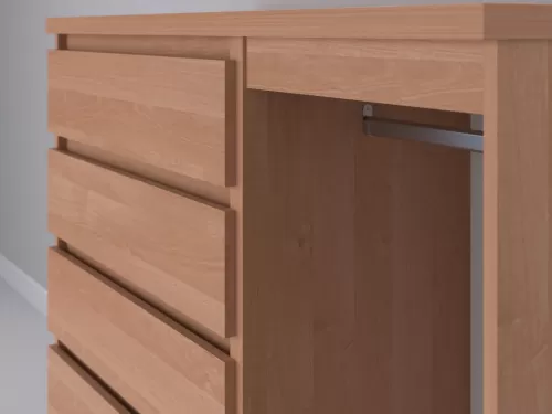 Биг МиксМод-42 — шкаф-комод, ольха, 130 см-3