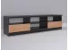Флеко-12 — тумба под ТВ, венге с фасадом ольха, 180 см