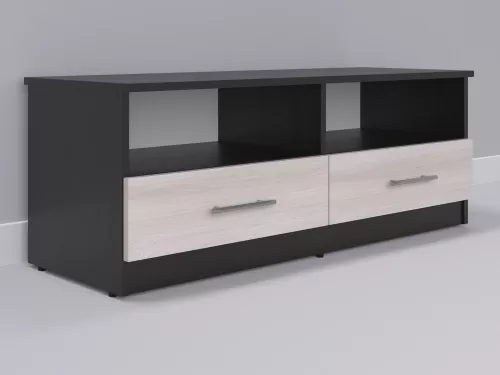 Ренто-12 — тумба под ТВ, венге с фасадом шамони, 120 см
