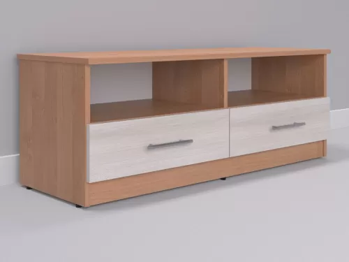 Ренто-27 — тумба под ТВ, ольха с фасадом шамони, 120 см
