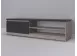 Теко-116 — тумба под ТВ, дуб сонома темный с фасадом венге, 180 см