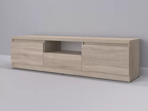 Тевис-24 — тумба под ТВ, дуб сонома, 180 см-1