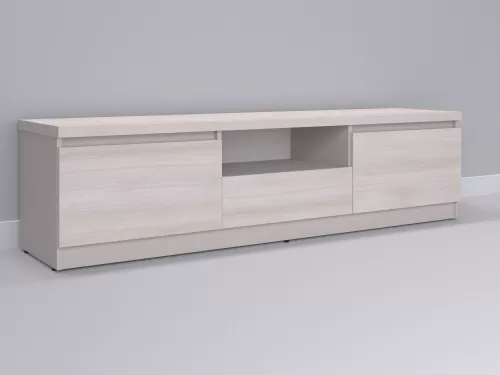 Тевис-107 — тумба под ТВ, кашемир с фасадом шамони, 180 см