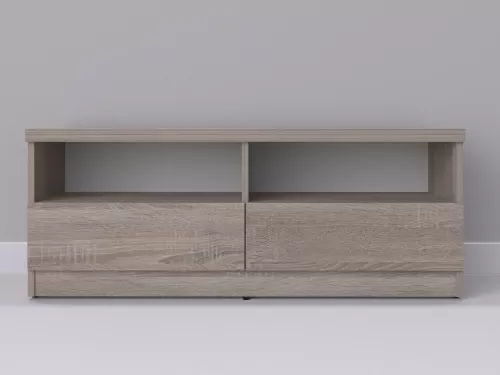 Венто-129 — тумба под ТВ, дуб сонома темный, 120 см-2