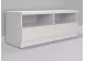 Венто-7 — тумба под ТВ, белый с фасадом дуб молочный, 120 см